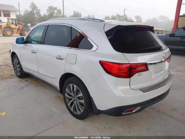 2014 ACURA MDX 5FRYD4H45EB018717 Photo 2