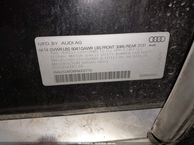 2015 AUDI A8 L WAU32AFD6FN002710 Photo 8
