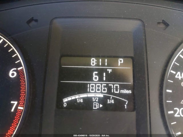 Aukcja sprzedaży 2011 Volkswagen Jetta 2.5l Se, vin: 3VWDZ7AJ1BM360253, numer aukcji: 43496018