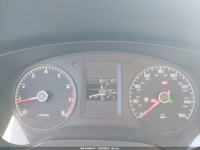 Aukcja sprzedaży 2011 Volkswagen Jetta 2.5l Se, vin: 3VWDZ7AJ1BM360253, numer aukcji: 43496018