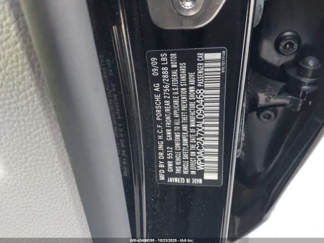 2010 PORSCHE PANAMERA WP0AC2A7XAL090468 Photo 8