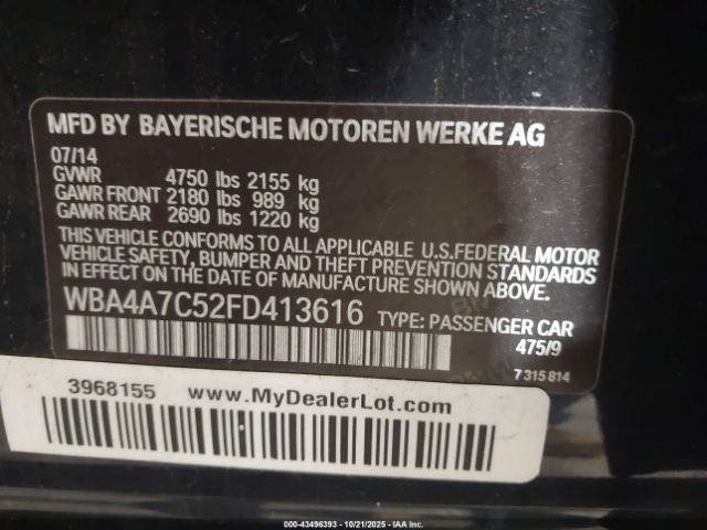 2015 BMW 428 GRAN COUPE WBA4A7C52FD413616 Photo 8