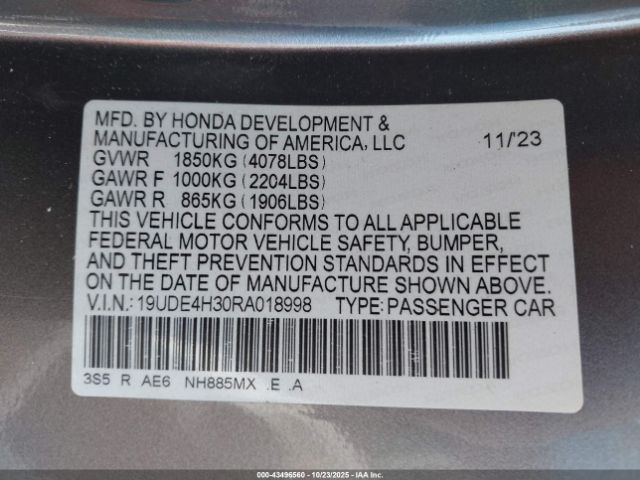 2024 ACURA INTEGRA 19UDE4H30RA018998 Photo 8