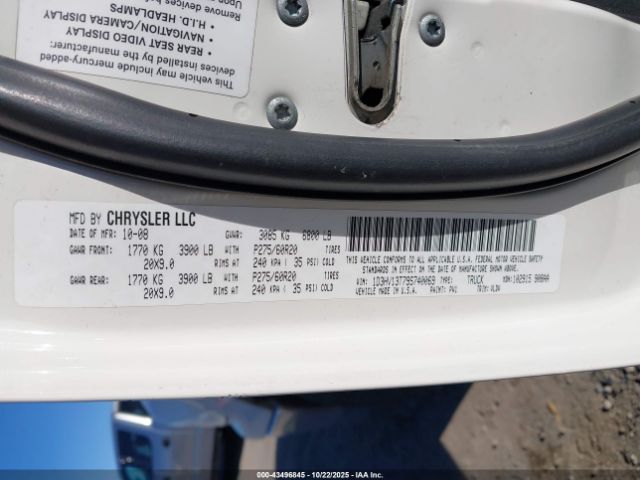 2009 DODGE RAM 1500 1D3HV13T79S740069 Photo 8