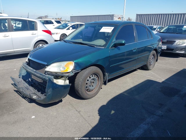 2002 HONDA CIVIC 1HGES26772L006641 Photo 1