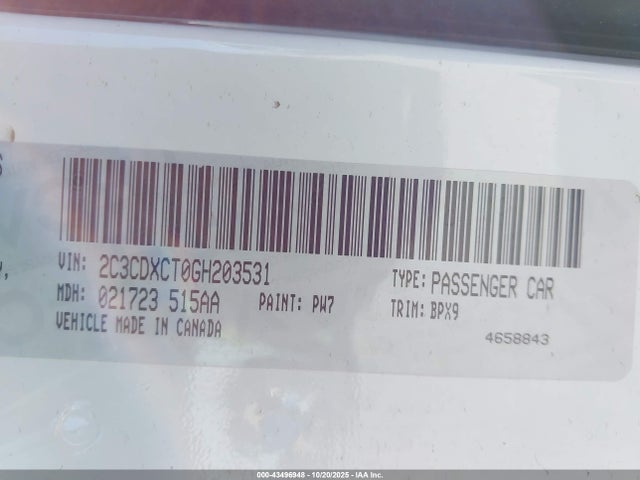 Dodge Charger 2016 2C3CDXCT0GH203531 Image 9