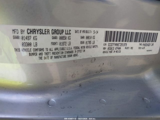 2014 FIAT 500 3C3CFFAR0ET291979 Photo 8