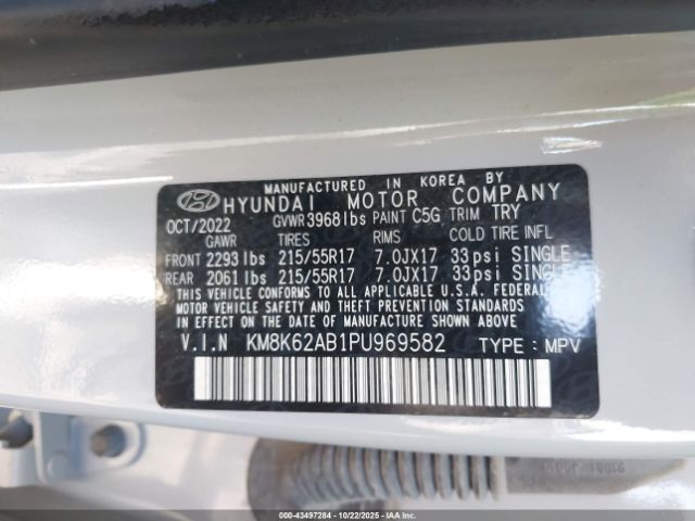 2023 HYUNDAI KONA KM8K62AB1PU969582 Photo 8