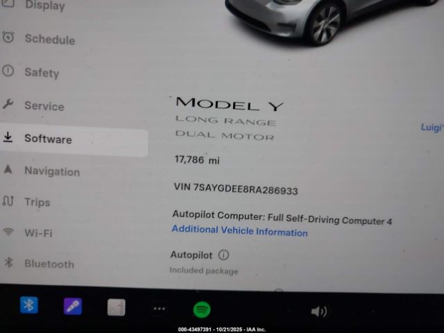 2024 TESLA MODEL Y 7SAYGDEE8RA286933 Photo 6