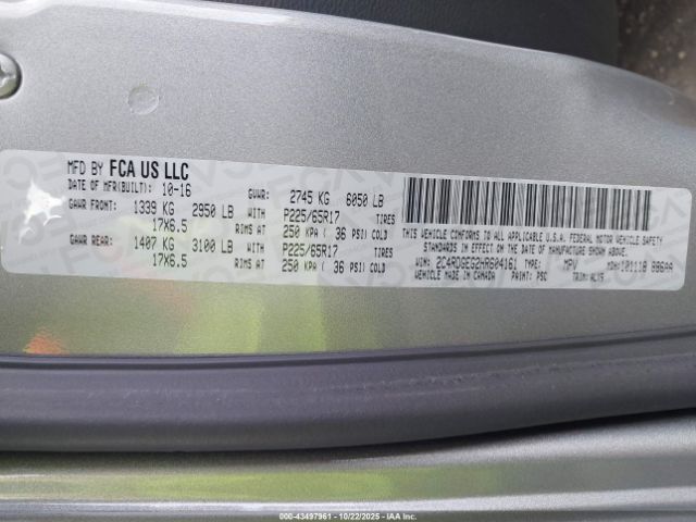 2017 DODGE GRAND CARAVAN 2C4RDGEG2HR604161 Photo 8