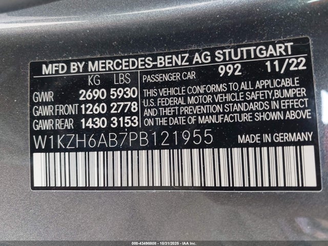 2023 MERCEDES-BENZ E 450 W1KZH6AB7PB121955 Photo 8