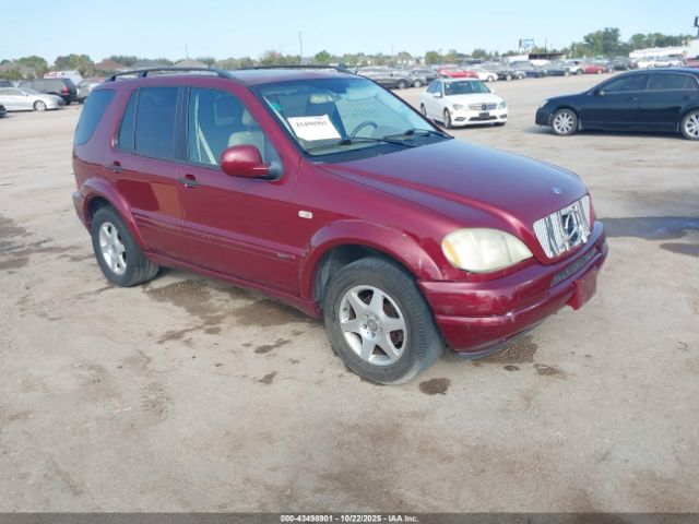 2001 MERCEDES-BENZ ML 320 4JGAB54E41A240502