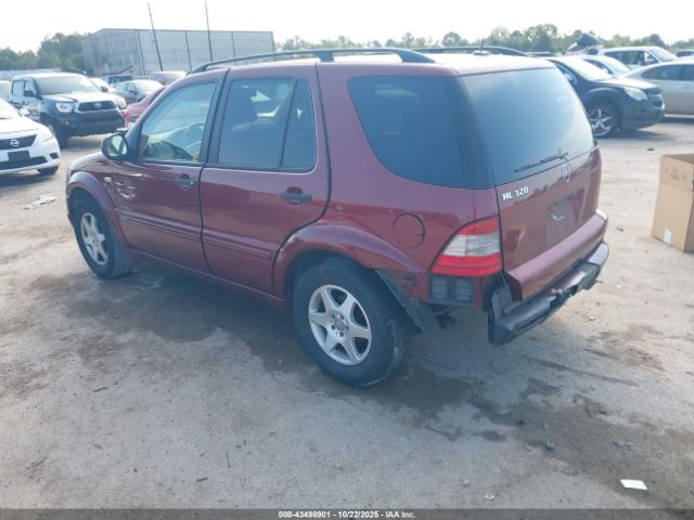 2001 MERCEDES-BENZ ML 320 4JGAB54E41A240502 Photo 2