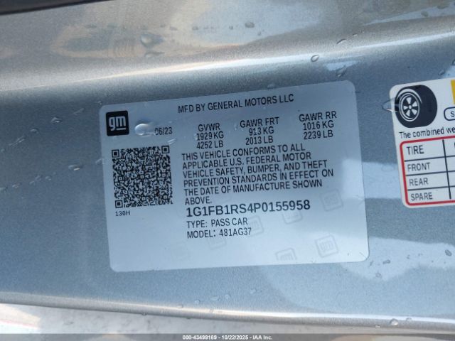 2023 CHEVROLET CAMARO 1G1FB1RS4P0155958 Photo 8