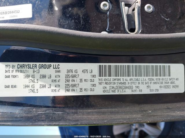 2014 JEEP COMPASS 1C4NJDEB6ED644283 Photo 8