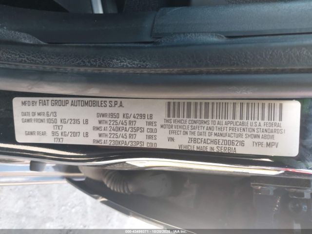 2014 FIAT 500L ZFBCFACH6EZ006216 Photo 8