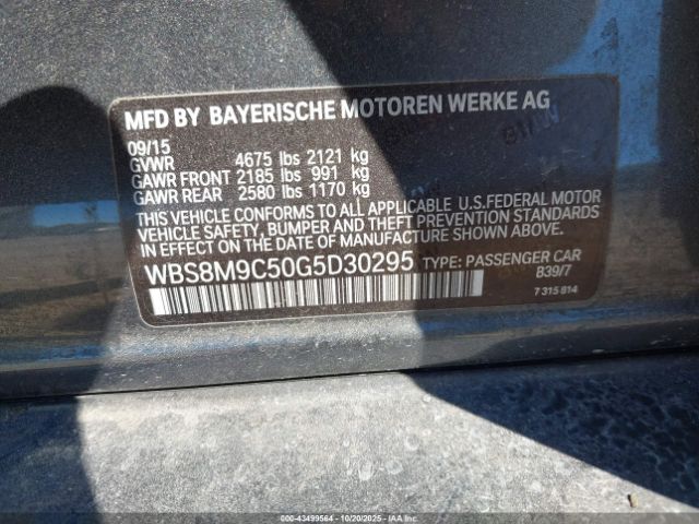 2016 BMW M3 WBS8M9C50G5D30295 Photo 8