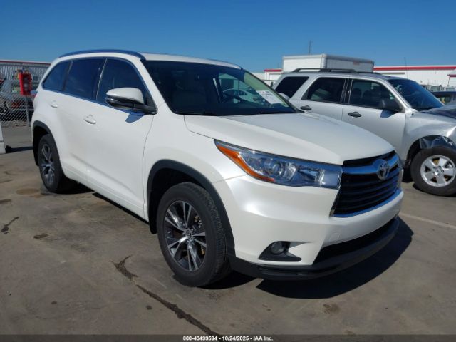 2016 TOYOTA HIGHLANDER 5TDJKRFH1GS309693