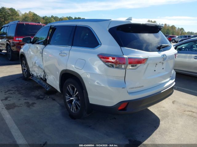 2016 TOYOTA HIGHLANDER 5TDJKRFH1GS309693 Photo 2