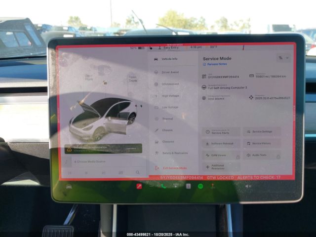 2021 TESLA MODEL Y 5YJYGDEE9MF094414 Photo 6