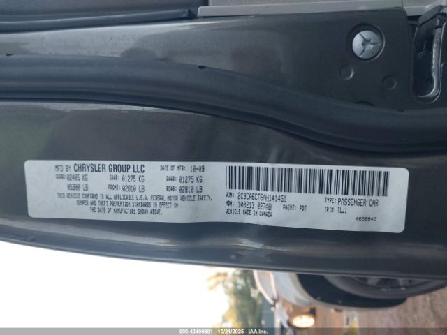 2010 CHRYSLER 300C 2C3CA6CT6AH141451 Photo 8