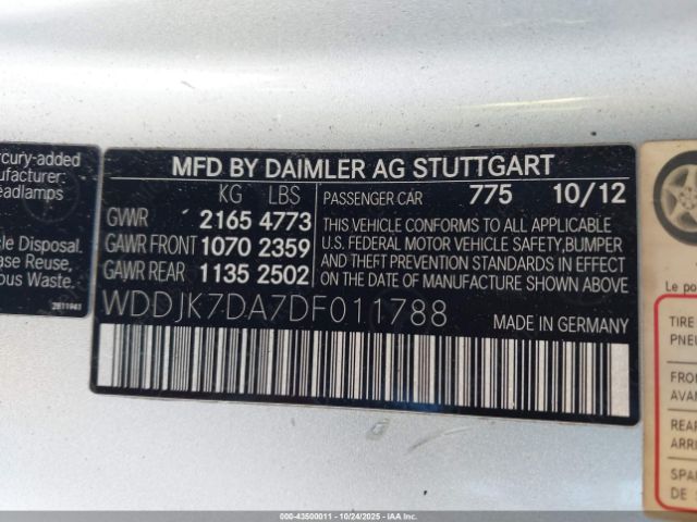 2013 MERCEDES-BENZ SL 550 WDDJK7DA7DF011788 Photo 8