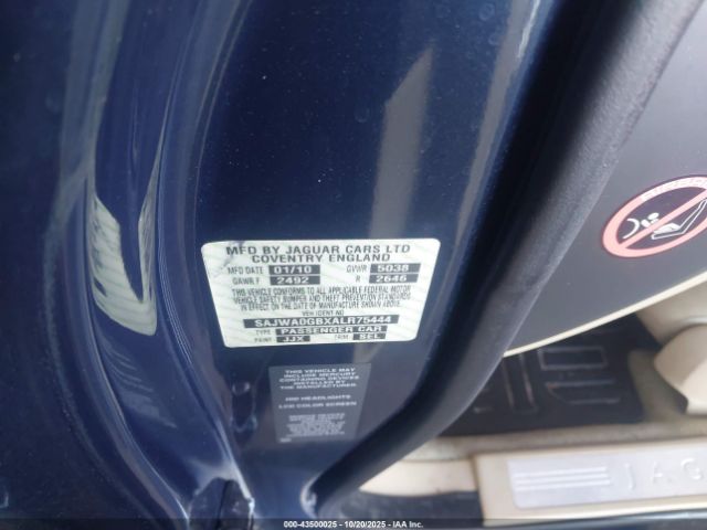 2010 JAGUAR XF SAJWA0GBXALR75444 Photo 8