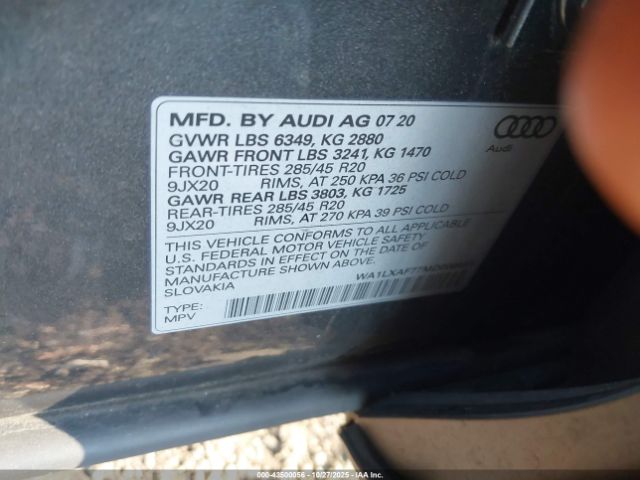 2021 AUDI Q7 WA1LXAF77MD000461 Photo 8