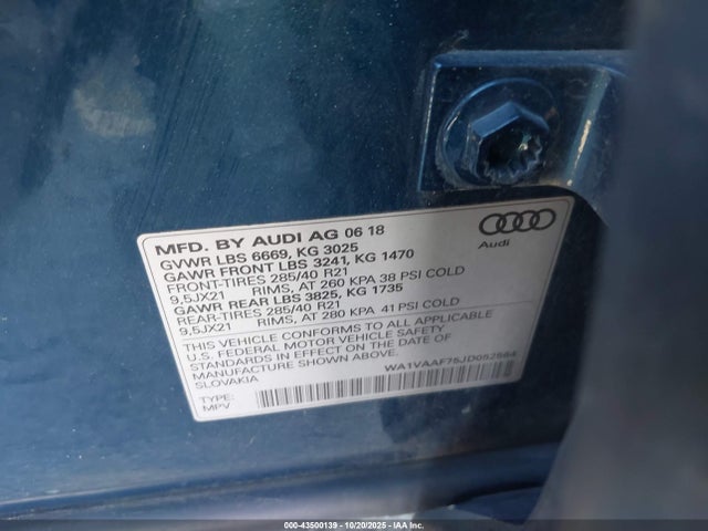 2018 AUDI Q7 WA1VAAF75JD052564 Photo 8