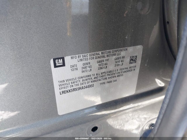 2017 CADILLAC CT6 PLUG-IN LREKK5RX9HA044960 Photo 8