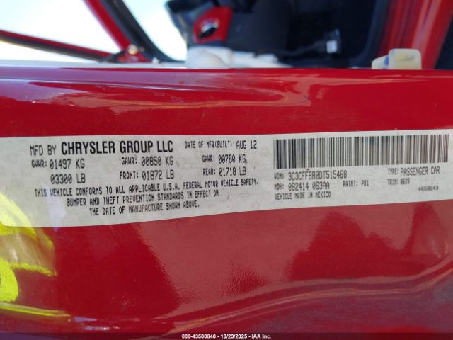 2013 FIAT 500 3C3CFFBR0DT515488 Photo 8