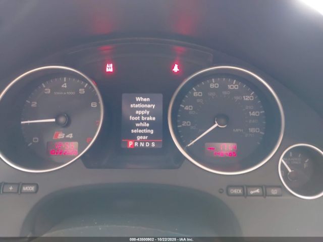 2005 AUDI S4 WUARL48H15K900582 Photo 6