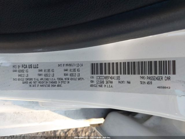 2015 CHRYSLER 200 1C3CCCAB5FN641165 Photo 8