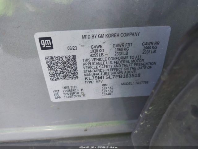 2023 CHEVROLET TRAILBLAZER KL79MTSL7PB163518 Photo 8