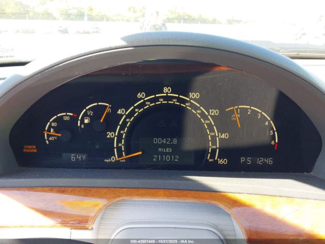 2000 MERCEDES-BENZ S 430 WDBNG70JXYA115261 Photo 6