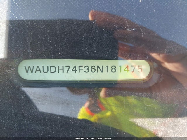 2006 AUDI A6 WAUDH74F36N181475 Photo 8