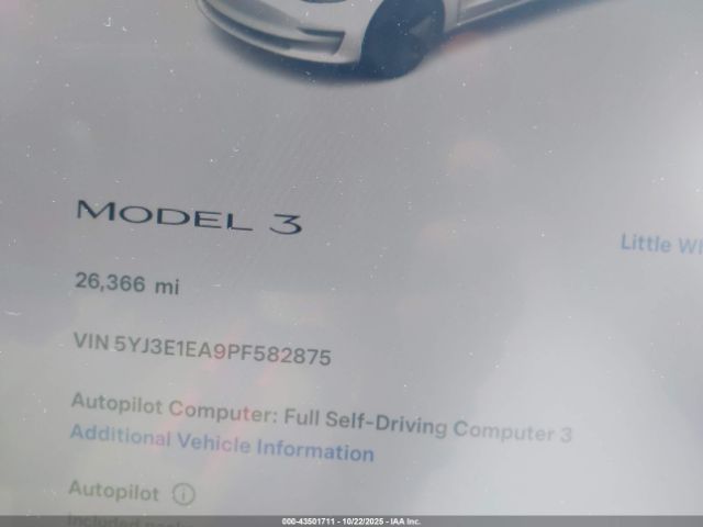 2023 TESLA MODEL 3 5YJ3E1EA9PF582875 Photo 6