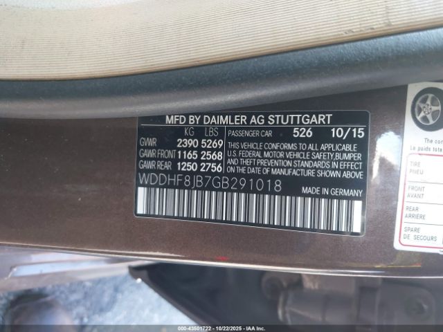 2016 MERCEDES-BENZ E 350 WDDHF8JB7GB291018 Photo 8