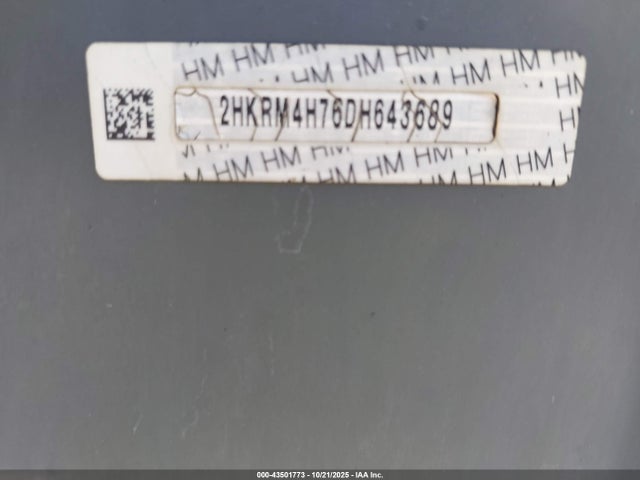 Продаж на аукціоні авто 2013 Honda Cr-v Ex-l, vin: 2HKRM4H76DH643689, номер лоту: 43501773
