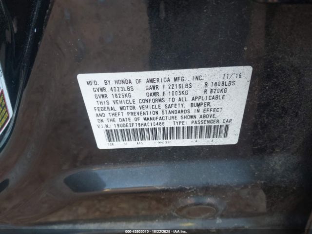 2017 ACURA ILX 19UDE2F79HA010486 Photo 8