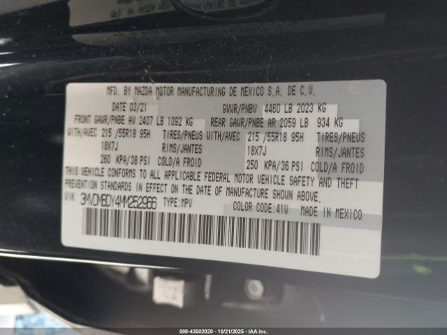 2021 MAZDA CX-30 3MVDMBDY4MM252966 Photo 8