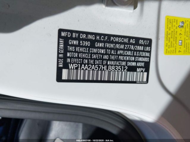 2017 PORSCHE MACAN WP1AA2A57HLB83512 Photo 8