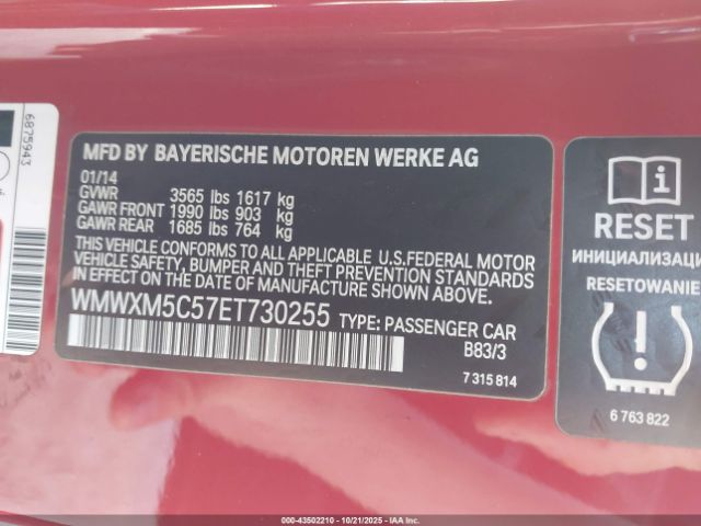 2014 MINI HARDTOP WMWXM5C57ET730255 Photo 8