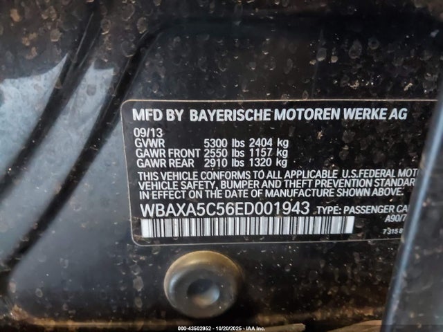 2014 BMW 535D WBAXA5C56ED001943 Photo 8