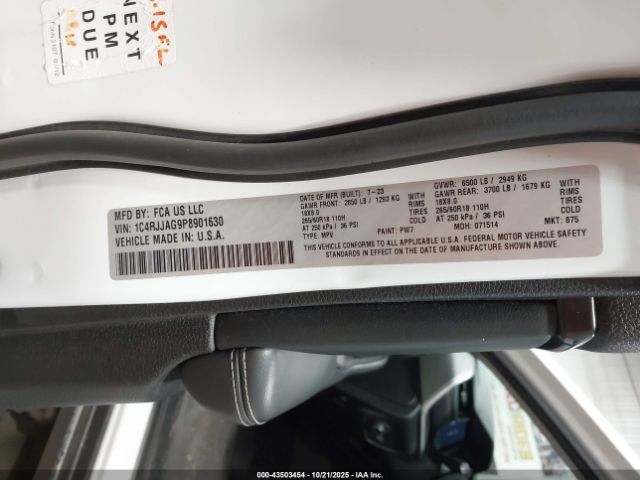 2023 JEEP GRAND CHEROKEE L 1C4RJJAG9P8901630 Photo 8