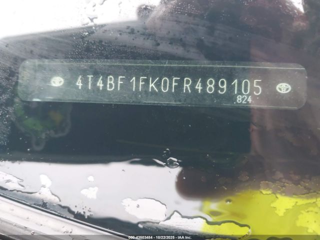 2015 TOYOTA CAMRY 4T4BF1FK0FR489105 Photo 8