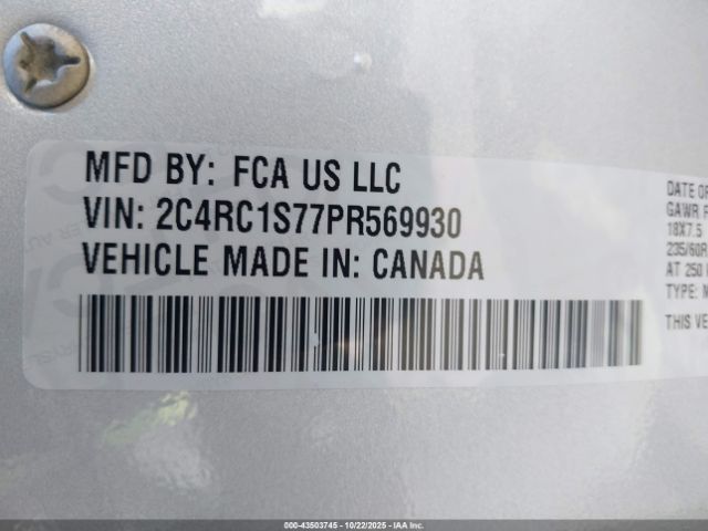 2023 CHRYSLER PACIFICA HYBRID 2C4RC1S77PR569930 Photo 8