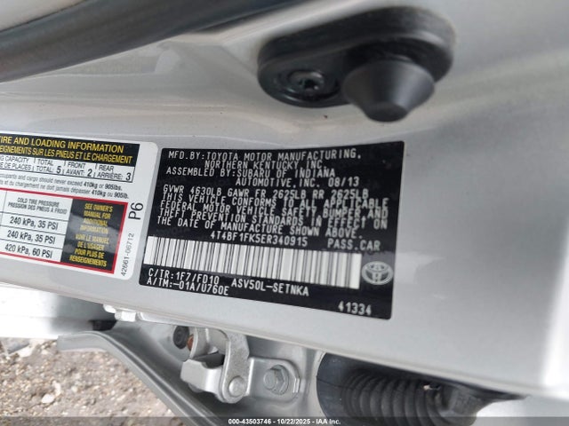 2014 TOYOTA CAMRY 4T4BF1FK5ER340915 Photo 8