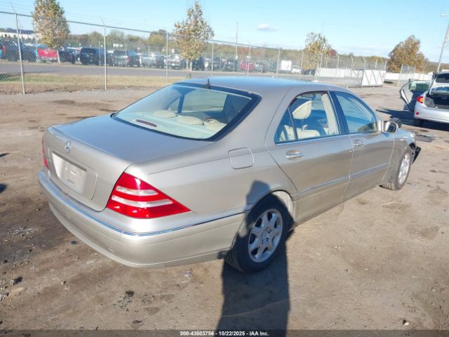 2000 MERCEDES-BENZ S 430 WDBNG70J1YA039137 Photo 3