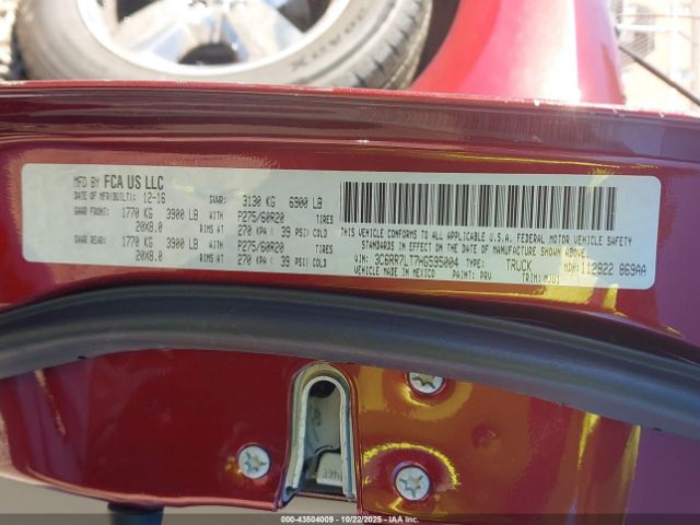 2017 RAM 1500 3C6RR7LT7HG595004 Photo 8